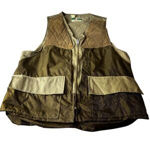 Game Winner Sportswear Mens Hunting Shooting Vest Quilted Pockets Khaki Green XL